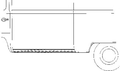 VAN WEZEL 585101 -  Боковина